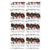 "God says you are" holiday Wrapping Paper