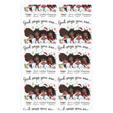 "God says you are" holiday Wrapping Paper