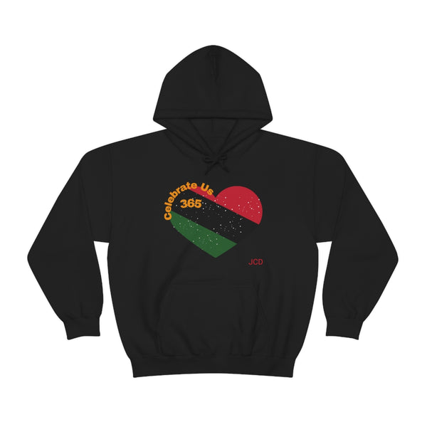 Love & Celebrate Black History 365 Unisex Heavy Blend™ Hooded Sweatshirt