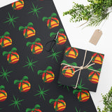 Red, Black and Green Power Wrapping Paper