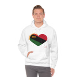 Love & Celebrate Black History 365 Unisex Heavy Blend™ Hooded Sweatshirt