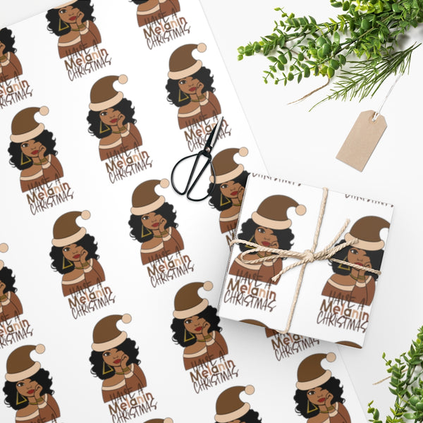 Have a Melanin Christmas Wrapping Paper