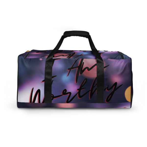 I AM WORTHY Duffle bag