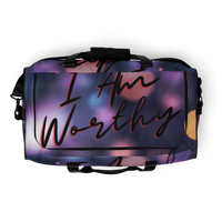 I AM WORTHY Duffle bag