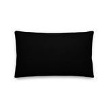 Black and White Leaf Premium Pillow