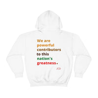 Love & Celebrate Black History 365 Unisex Heavy Blend™ Hooded Sweatshirt