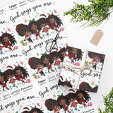 "God says you are" holiday Wrapping Paper