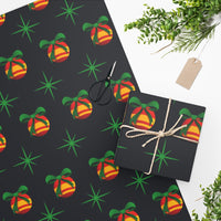 Red, Black and Green Power Wrapping Paper