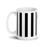 Sunflower Faith White glossy mug