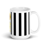 Sunflower Faith White glossy mug